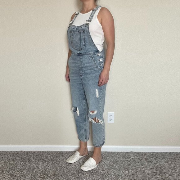H&M Divided Denim Overall Size 6 - Picture 2 of 11